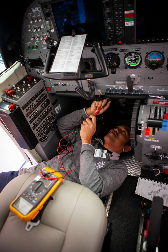 avionics maintenance amphibious Cessna Caravan missionary aviation flight charity