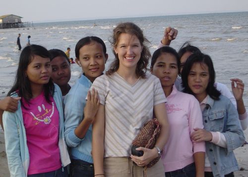A day at the beach with friends.