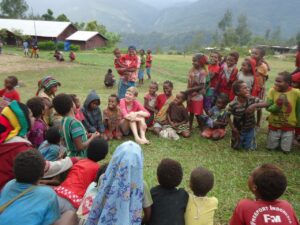 Mission Aviation Fellowship MAF charity children serving people Pogapa Indonesia