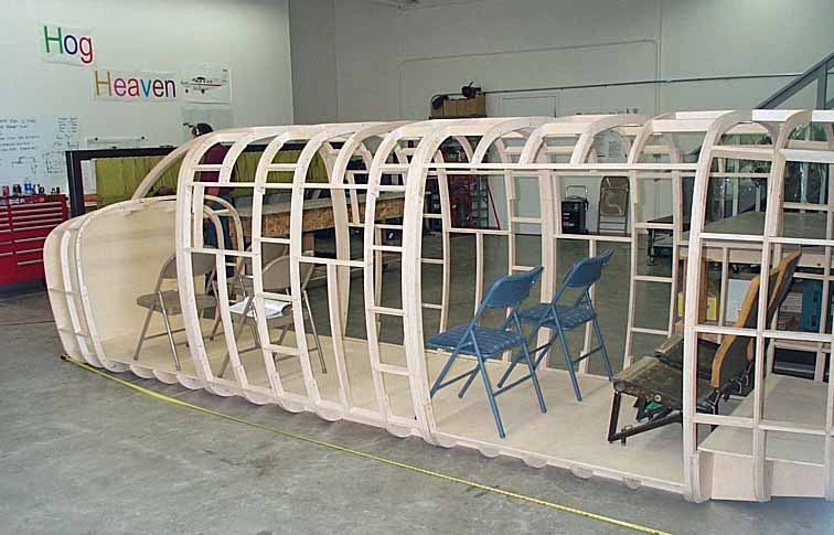 In 2001, the Kodiak existed only on paper and as this wooden mock-up.