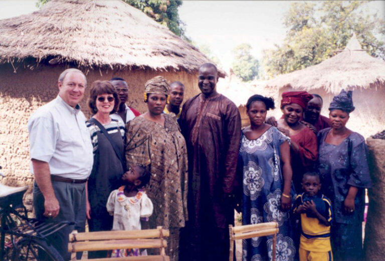 Gary and Donna Bishop on a trip to Africa while he was president and CEO of MAF.