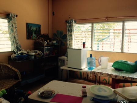 The common room before.