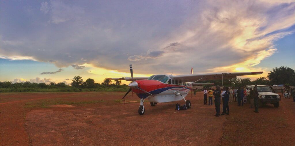 Mission Aviation Fellowship flight flies a medical team over 600 miles to Wasolo DRC to train Congolese doctors and nurses