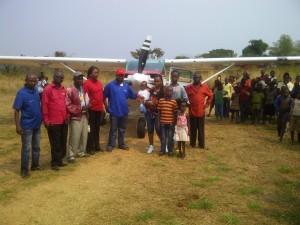 Some of the people who will benefit from the project. 