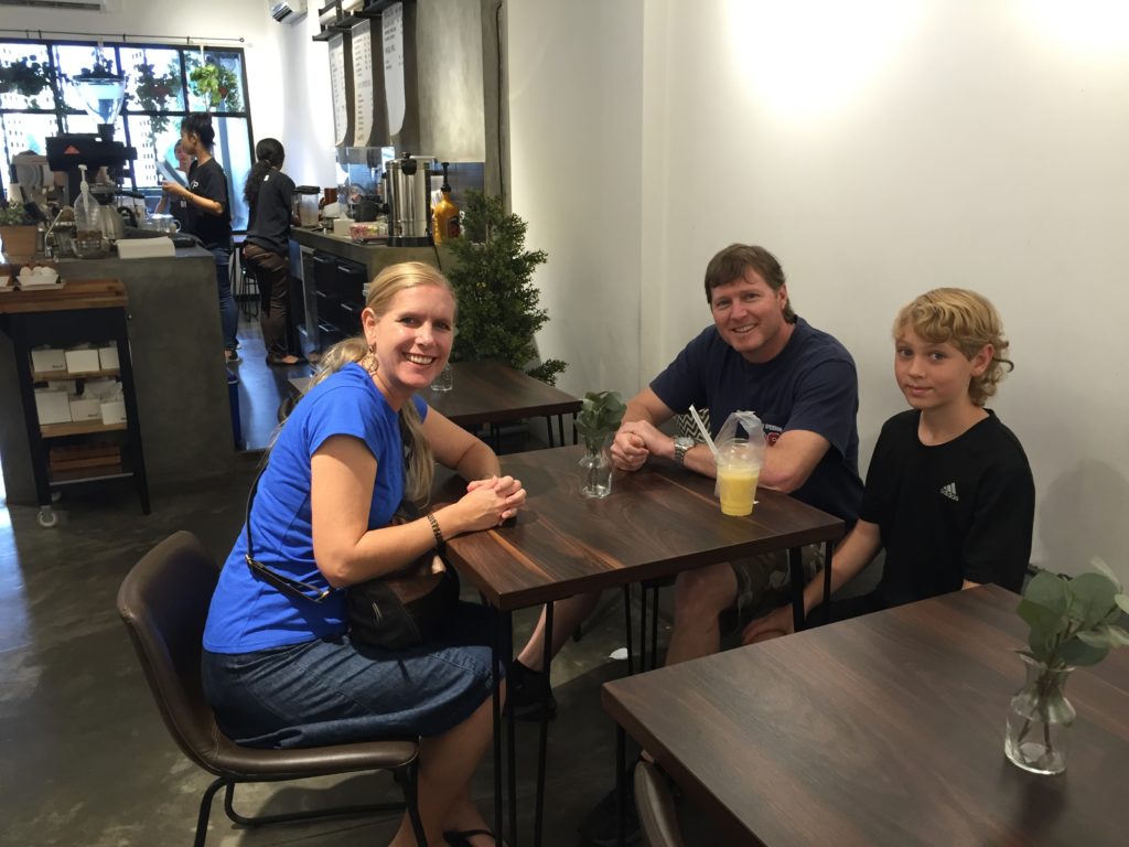 Missionary pilot family for charity organization Mission Aviation Fellowship