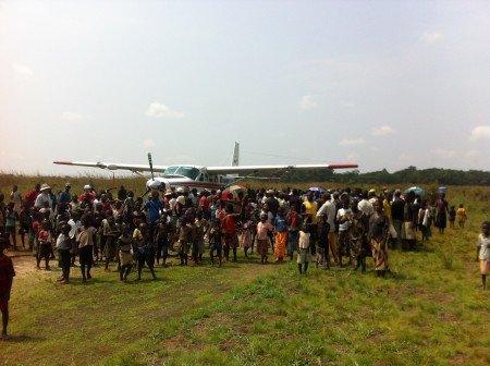 The greeting at Ipope, western DR Congo.