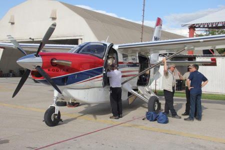 An MAF KODIAK aircraft arrived on Port-au-Prince on Oct. 15. An MAF KODIAK aircraft arrived on Port-au-Prince on Oct. 15.