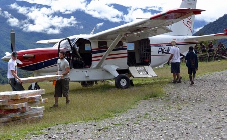 Quest KODIAK at an airstrip in Papua, Indonesia. Photo credit: Alan Discoe 