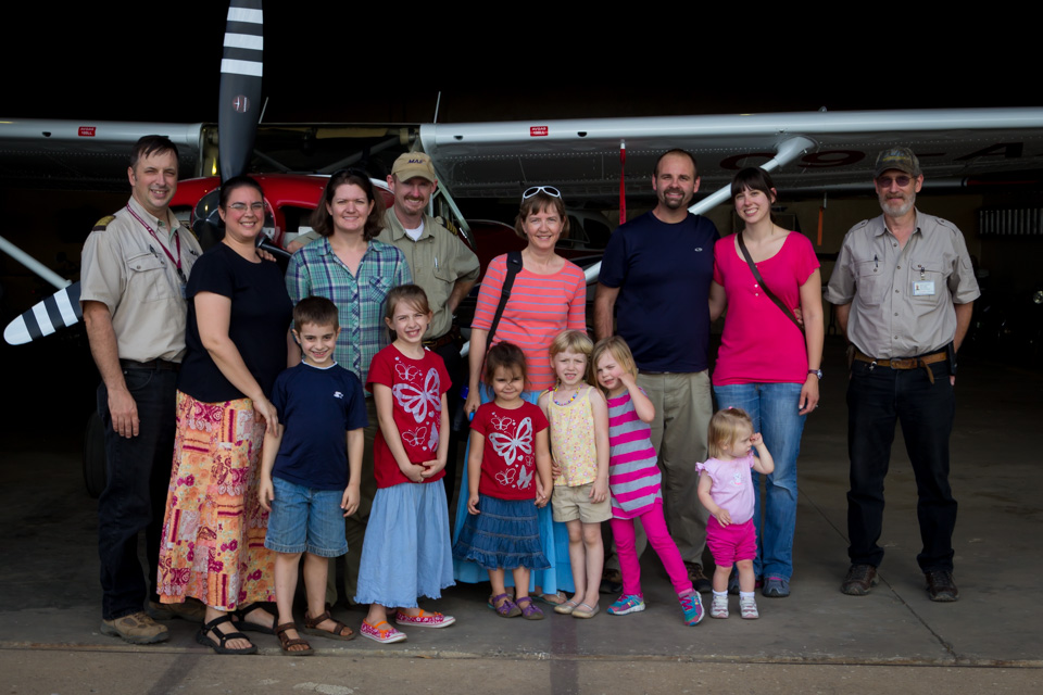 The MAF team at Nampula, Mozambique. Photo courtesy of Dave & Jill Holmes.