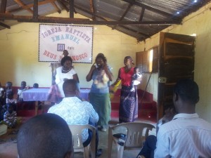 Singing. Special music by some women of the church.