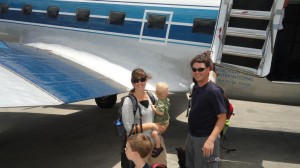 Arriving in Port-au-Prince for the first time.